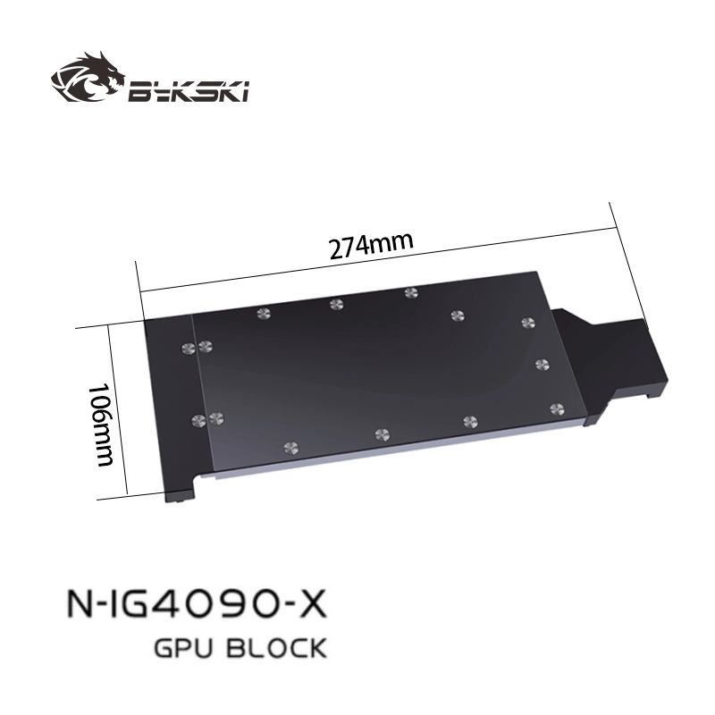 Bykski製 GPUウォーターブロック。Colorful  - Rtx 4090 Water Block のレビューと価格
